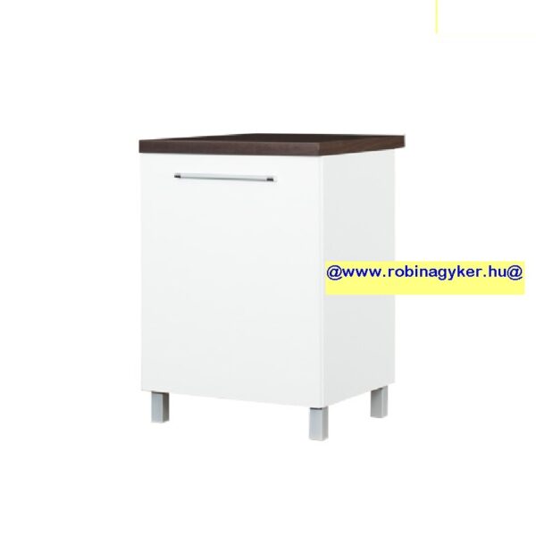 LOARA FEHÉR MAGASFÉNYŰ KL60DL Balos-BI _KONYHABÚTOR