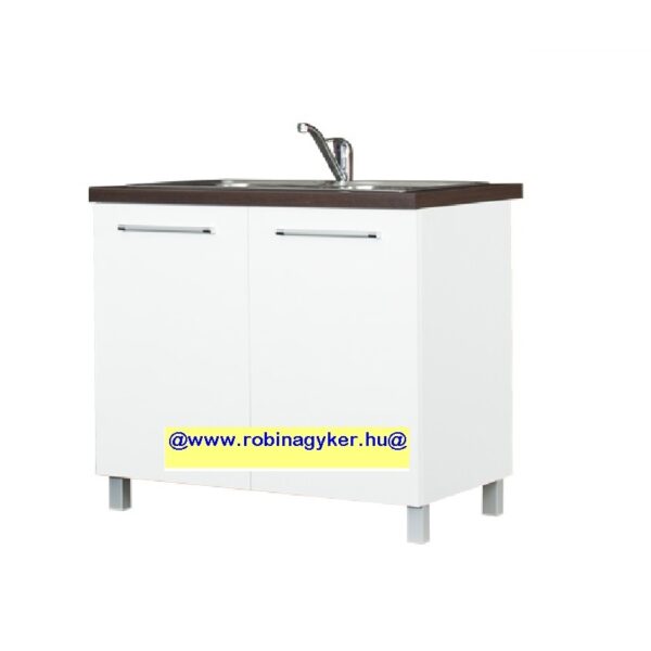 LOARA  FEHÉR MAGASFÉNYŰ KL90DZ-BI _KONYHABÚTOR