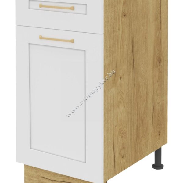 LAURENCJA KLA40DSFL-BI/L/DSC FIÓKOS, BALOS 40-cm-es alsó KONYHABÚTOR ELEM -konyhabútor