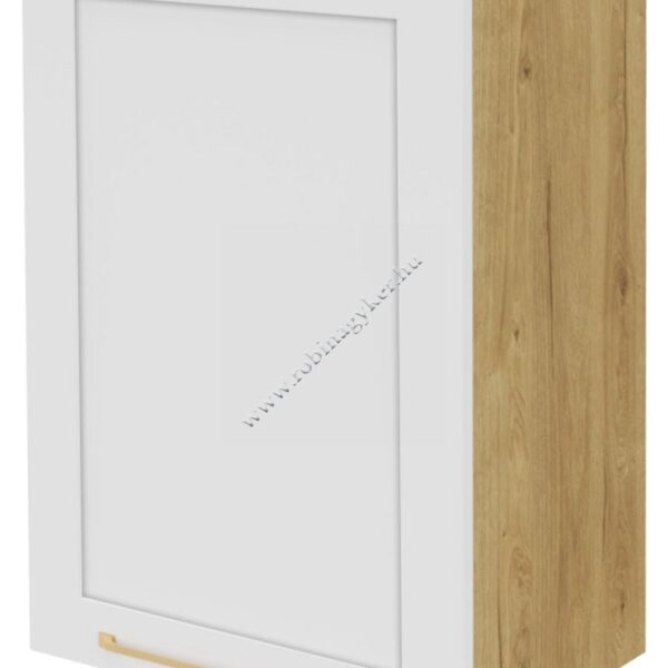 LAURENCJA KLA50GTL-BI/L/DSC 50 cm-es BALOS, 1 ajtós szekrény páraelszívóhoz KONYHABÚTOR ELEM -konyhabútor