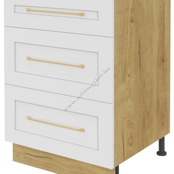 LAURENCJA KLA60DS-BI/L/DSC FIÓKOS 60-cm-es alsó KONYHABÚTOR ELEM -konyhabútor