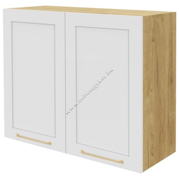 LAURENCJA KLA90GS-BI/L/DSC 2 AJTÓS, 90 cm-es, SZÁRÍTÓTÁLCÁS felső KONYHABÚTOR ELEM -konyhabútor