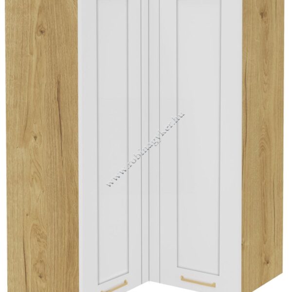 LAURENCJA KLASNGW-BI/L/DSC POLCOS FELSŐ SAROKSZEKRÉNY KONYHABÚTOR ELEM -konyhabútor