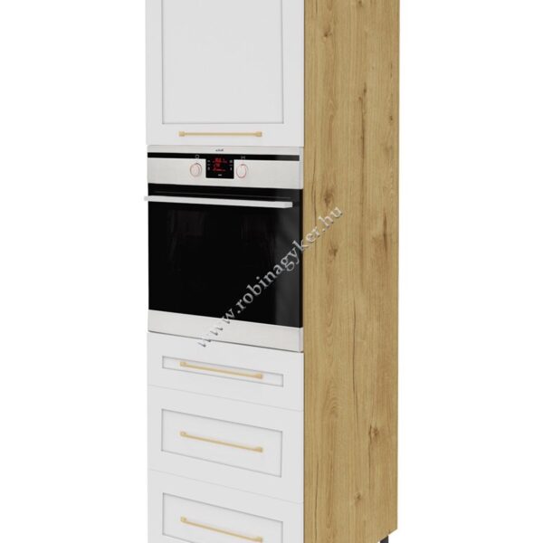 LAURENCJA KLAZPWP-BI/L/DSC magas tűzhelykeret JOBBOS KONYHABÚTOR ELEM -konyhabútor