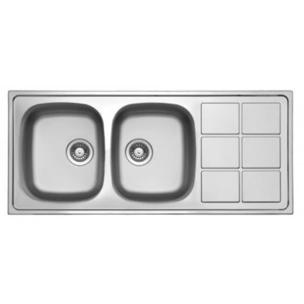 Kevmil KLT-191 1160x500 mm rozsdamentes mosogatótálca MUNKALAPBA VÁGÓS MOSOGATÓTÁLCA