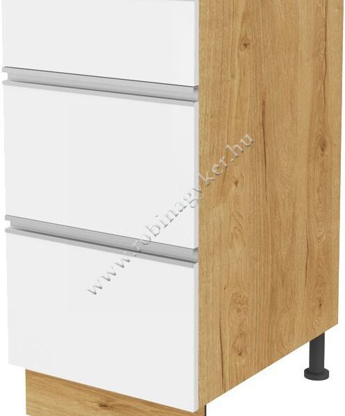 MONIA KMO40DS_BI_DSC FIÓKOS 40-cm-es alsó KONYHABÚTOR ELEM -konyhabútor