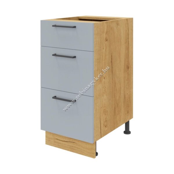 MONIA KMO40DS_SZ_DSC FIÓKOS 40-cm-es alsó KONYHABÚTOR ELEM -konyhabútor