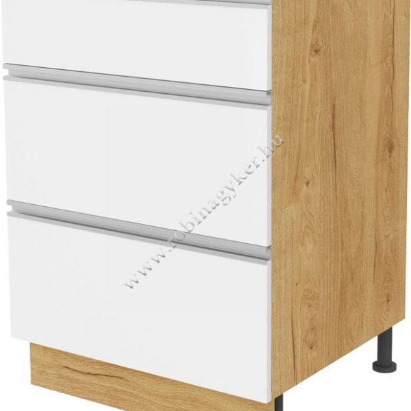 MONIA KMO60DS_BI_DSC FIÓKOS 60-cm-es alsó KONYHABÚTOR ELEM -konyhabútor