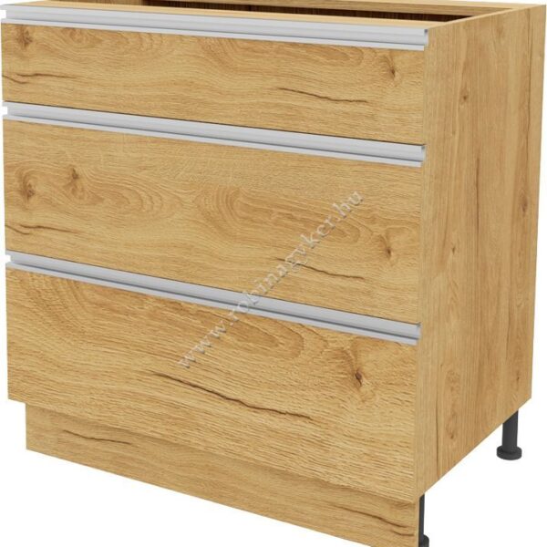 MONIA KMO80DS_DSC_ FIÓKOS 80-cm-es alsó KONYHABÚTOR ELEM -konyhabútor