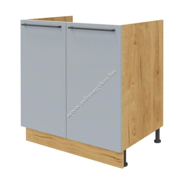 MONIA KMO80DZ_SZ_DSC 2 AJTÓS, 80-cm-es MOSOGATÓ BEÉPÍTŐ  KONYHABÚTOR ELEM -konyhabútor