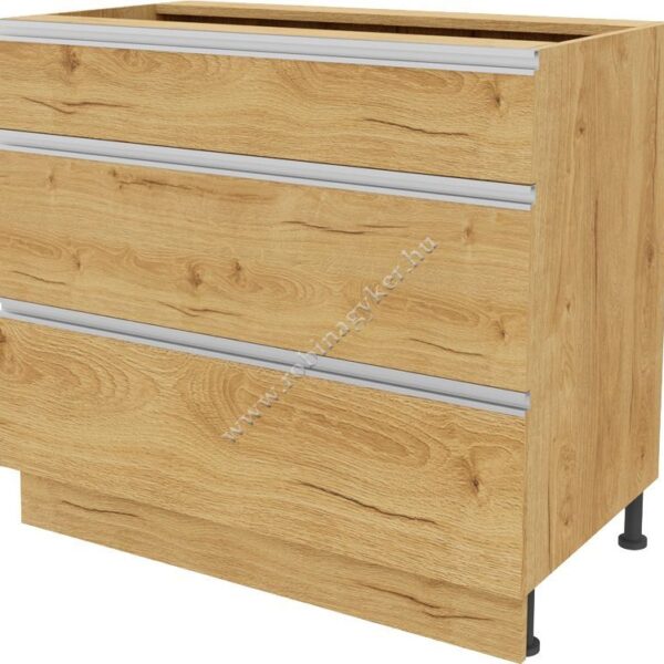 MONIA KMO90DS_DSC_ FIÓKOS 90-cm-es alsó KONYHABÚTOR ELEM -konyhabútor