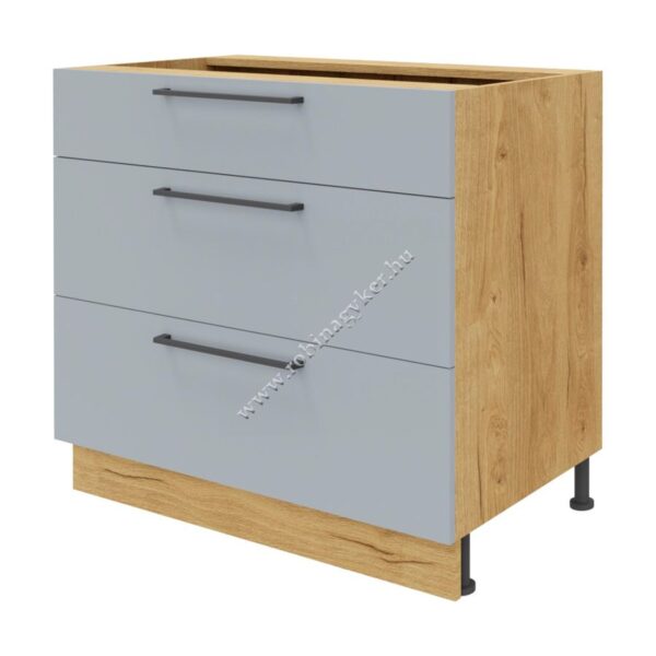 MONIA KMO90DS_SZ/DSC FIÓKOS 90-cm-es alsó KONYHABÚTOR ELEM -konyhabútor