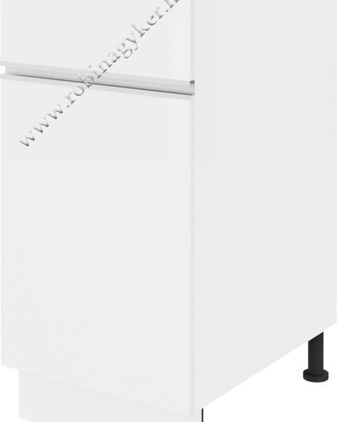 SANDI KS40DSFP-BI/BI FIÓKOS, JOBBOS 40-cm-es alsó KONYHABÚTOR ELEM -konyhabútor