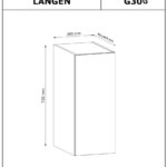 LANGEN KONYHA Felső elem G30G konyhabútor