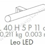 LEO LED LÁMPA Fürdőszoba bútor