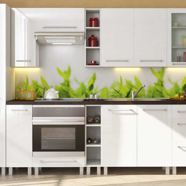 LOARA FEHÉR MAGASFÉNYŰ 270 CM KONYHABÚTOR