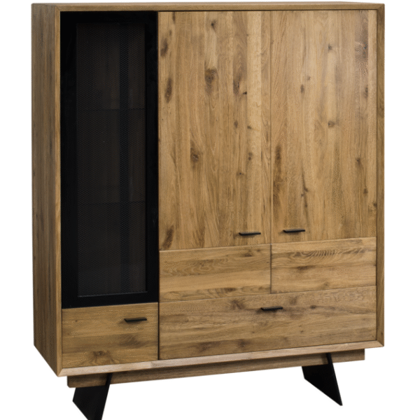 LOFT LOF.045.DX Vitrines komód tömörfa bútor -BÚTOR