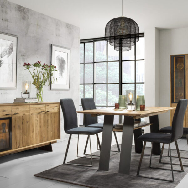 .LOFT tömörfa étkező bútor összeállítás-BÚTOR