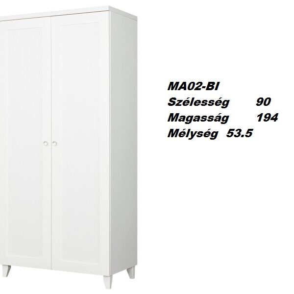 MAJORKA MA02-BI 2ajtós szekrény-bútor