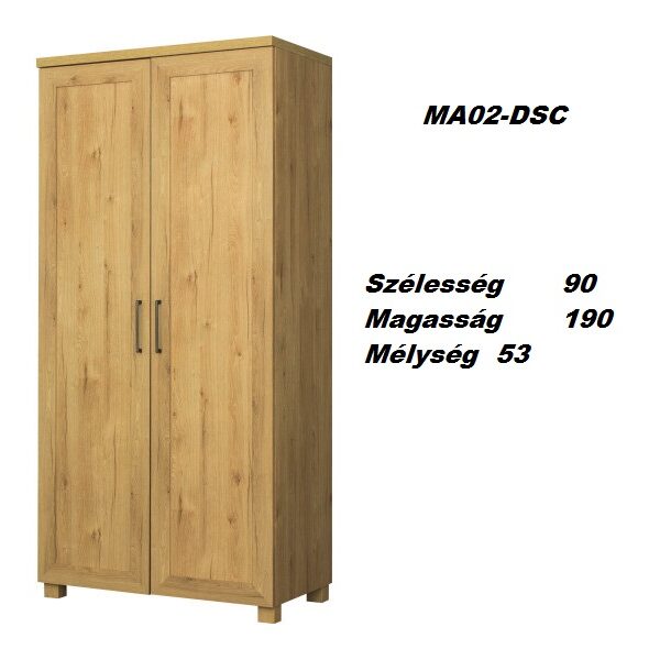 MAJORKA MA2-DSC 2ajtós szekrény-bútor