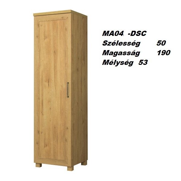 MAJORKA MA04-DSC  1ajtós szekrény-bútor