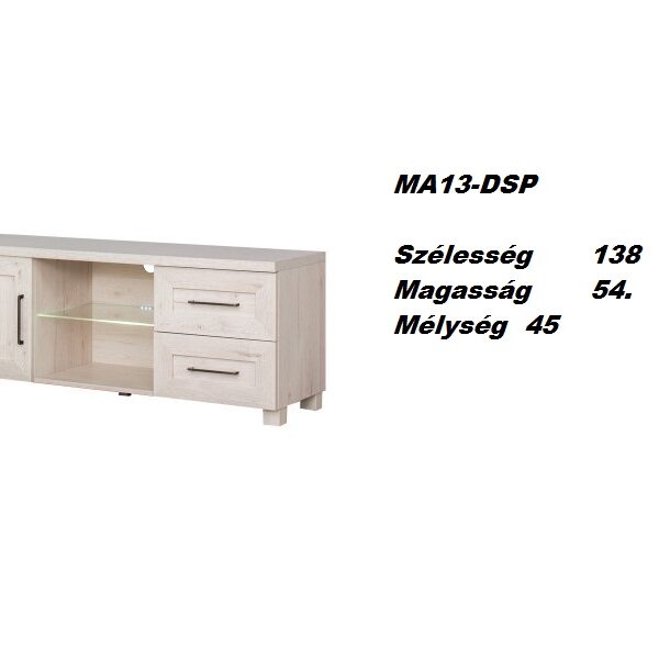 MAJORKA MA13-DSP TV-s szekrény-bútor