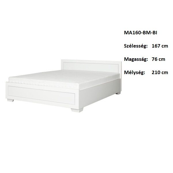 MAJORKA MA160-BM-BI Franciaágy-bútor