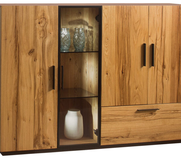 MORENO MOR.041.03.Vitrines komód tömörfa bútor-BÚTOR