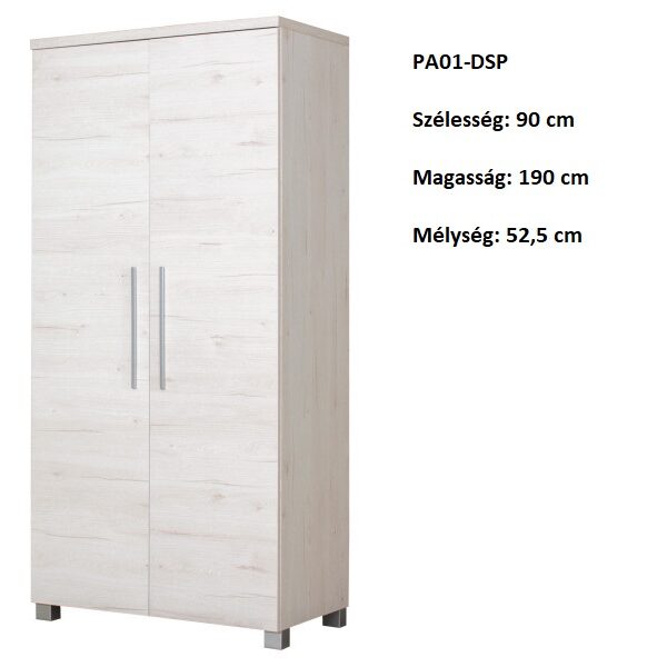 PANAMA PA01-DSP 2ajtós szekrény-bútor