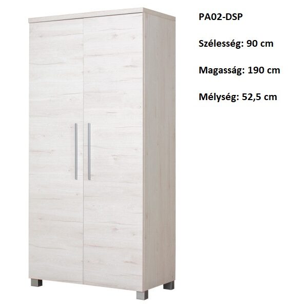 PANAMA PA02-DSP 2ajtós szekrény-bútor