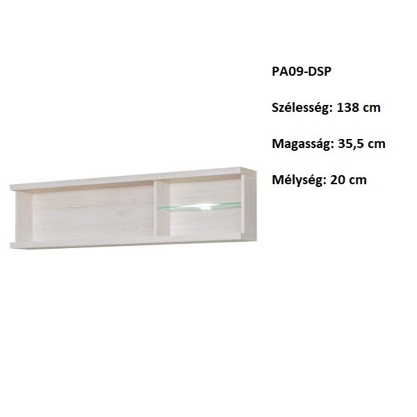 PANAMA PA09-DSP Polcos szekrény-bútor