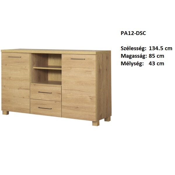 PANAMA PA12-DSC 2ajtós komód szekrény-bútor