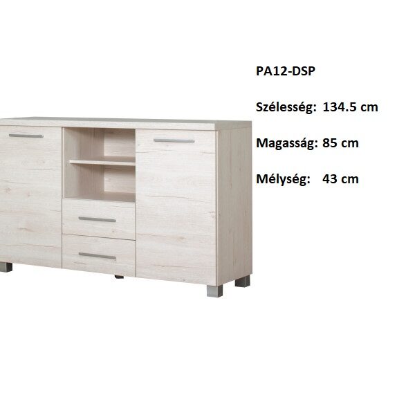 PANAMA PA12-DSP 2ajtós komód szekrény-bútor