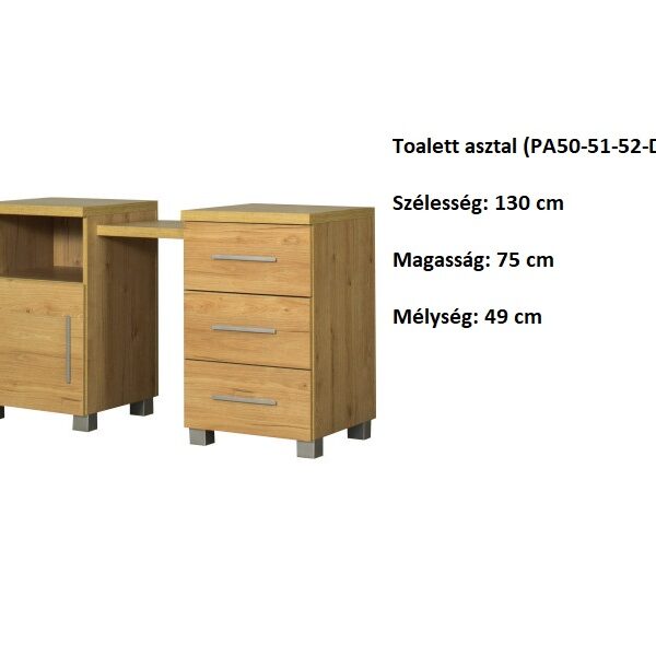 PANAMA PA Toalett asztal-DSC (PA50-DSC,PA51-DSC,PA52-DSC) szekrény-bútor