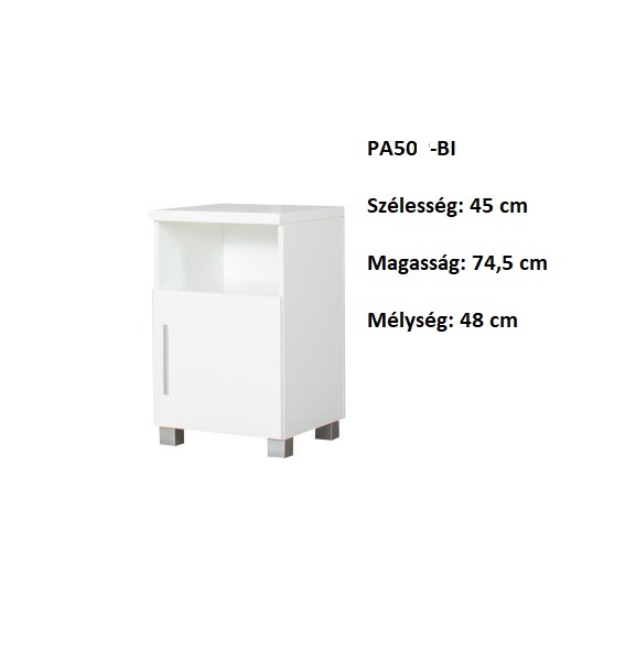 PANAMA PA50-BI  éjjeli szekrény-bútor