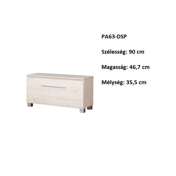 PANAMA PA63-DSP Cipős szekrény-bútor