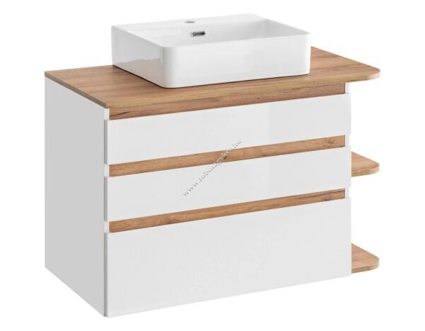 PLATÍNUM Mosdós szekrény(820) *Mosdóval Fürdőszoba bútor