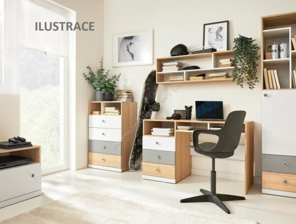 .PIXEL SYSTEM "3" -ELEMES IFJÚSÁGI SZEKRÉNYSOR- Bútor