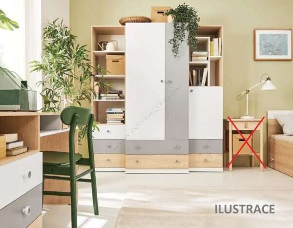 .PIXEL SYSTEM "5" -ELEMES IFJÚSÁGI SZEKRÉNYSOR- Bútor