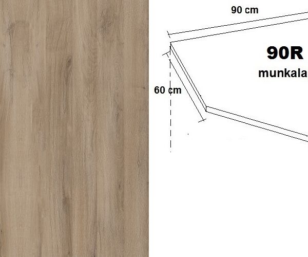 38-as Sarok 90R Munkalap DAB LORENZO R20256 NW Matt
