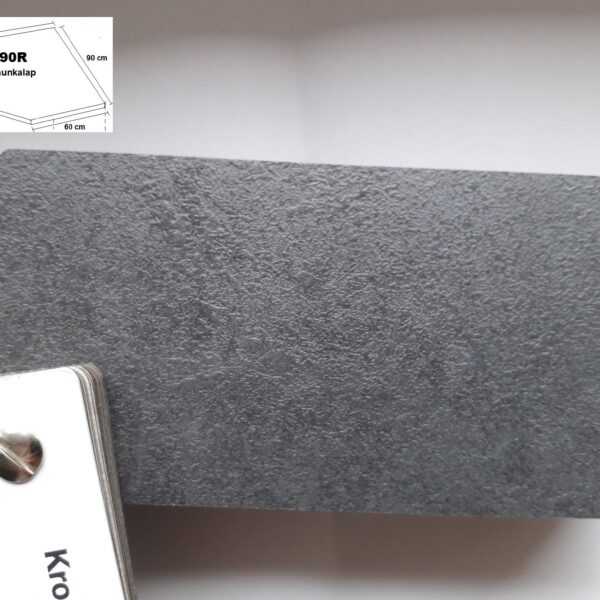 38-as Sarok 90R Munkalap Dark Grey concerte  K201 RS Matt