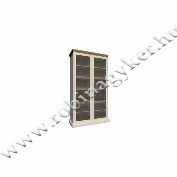 ..GROYAL SYSTEM (WS) 2 AJTÓS VITRINES SZEKRÉNY-Bútor