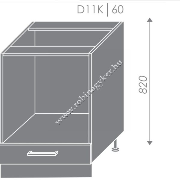 ROZI D11K/60 Tűzhelykeret_KONYHABÚTOR