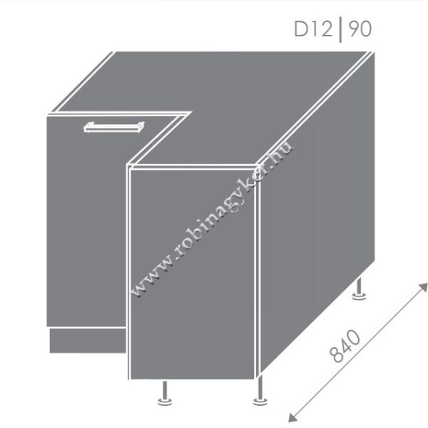ROZI D12/90_KONYHABÚTOR
