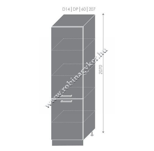 ROZI D14DP/60 Jobbos Polcos Kamra_KONYHABÚTOR