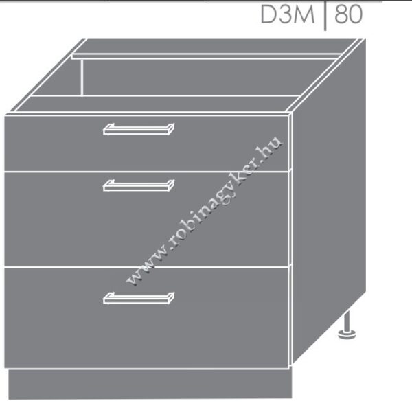 ROZI D3M/80_KONYHABÚTOR