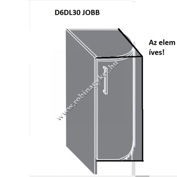 ROZI D6DL/30 Jobbos_KONYHABÚTOR