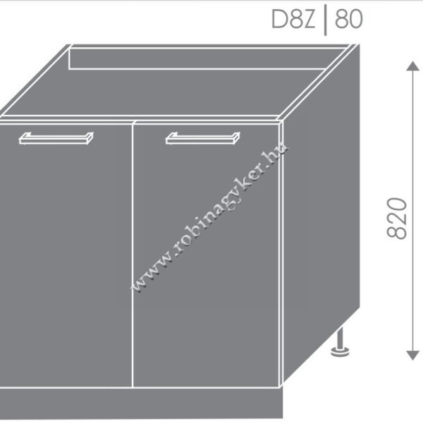 ROZI D8Z/80_KONYHABÚTOR