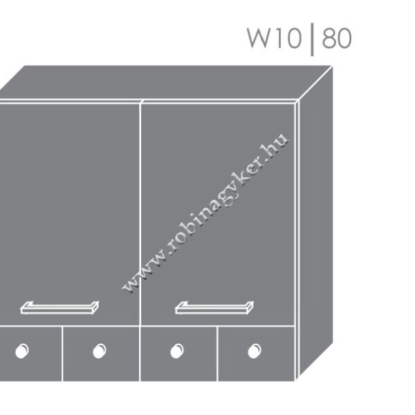 ROZI W10/80_4 fiókos_KONYHABÚTOR