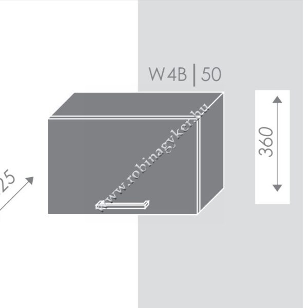 ROZI W4B/50_KONYHABÚTOR